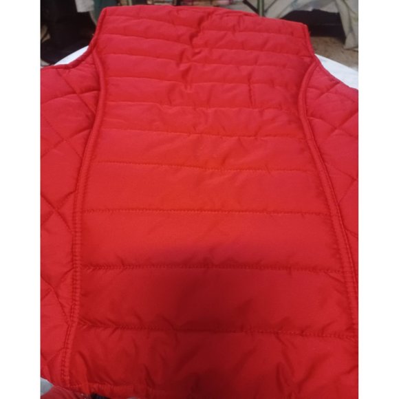 h b Sport by Harve Benard Women's Quilted Vest Small Red - Picture 4 of 4